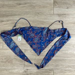 Paisley Triangle Top